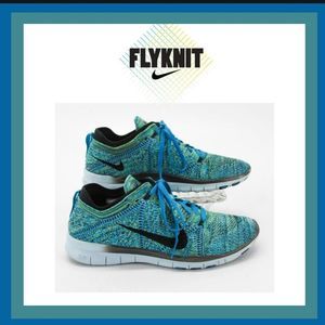 Nike Free Fkyknit TR Blue Lagoon and Black Size 11